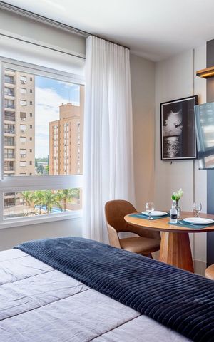 Apartamento à venda com 26m², 1 quarto e 1 vagaSala / Quarto