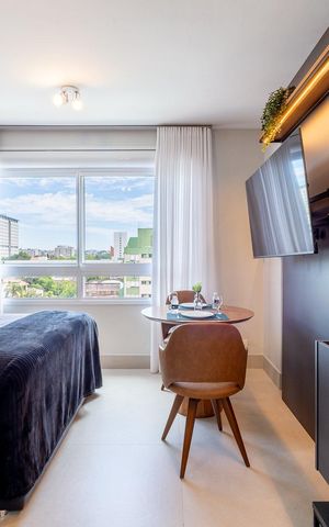 Apartamento à venda com 26m², 1 quarto e 1 vagaSala / Quarto