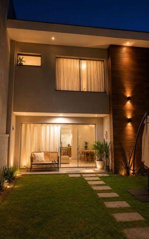Casa à venda com 140m², 3 quartos e 2 vagas Casa à venda com 140m², 3 quartos e 2 vagasFachada