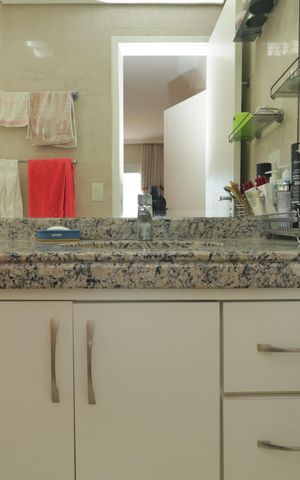 Apartamento à venda com 115m², 3 quartos e 2 vagasBanheiro da Suíte