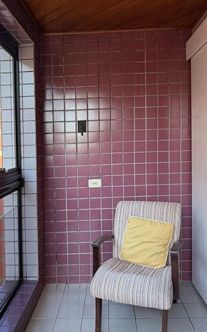 Apartamento para alugar com 70m², 1 quarto e 1 vagaVaranda do Quarto 