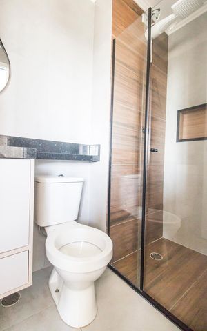 Apartamento para alugar com 35m², 2 quartos e 1 vaga Apartamento para alugar com 35m², 2 quartos e 1 vagaBanheiro