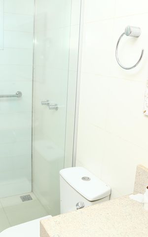 Apartamento à venda com 87m², 2 quartos e 1 vagaBanheiro Social