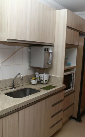 Apartamento à venda com 87m², 2 quartos e 1 vagaDetalhe da cozinha