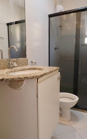 Apartamento para alugar com 75m², 3 quartos e 1 vaga Apartamento para alugar com 75m², 3 quartos e 1 vagaBanheiro