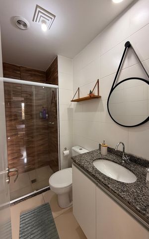 Apartamento à venda com 55m², 2 quartos e 1 vagaBanheiro Social 