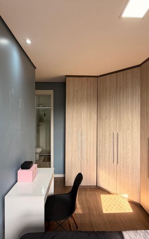 Apartamento à venda com 55m², 2 quartos e 1 vagaQuarto 2 - Suíte