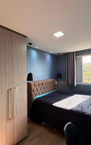 Apartamento à venda com 55m², 2 quartos e 1 vagaQuarto 2 - Suíte