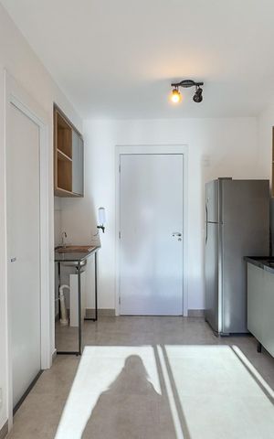 Apartamento para alugar com 28m², 1 quarto e sem vagaSala, Cozinha e Área de Serviço