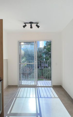 Apartamento para alugar com 28m², 1 quarto e sem vagaSala, Cozinha e Área de Serviço