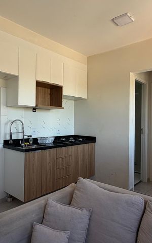 Apartamento para alugar com 35m², 2 quartos e 1 vaga