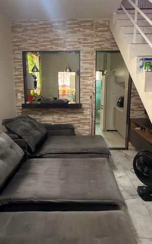 Casa para alugar com 80m², 2 quartos e 1 vaga Casa para alugar com 80m², 2 quartos e 1 vagaSala