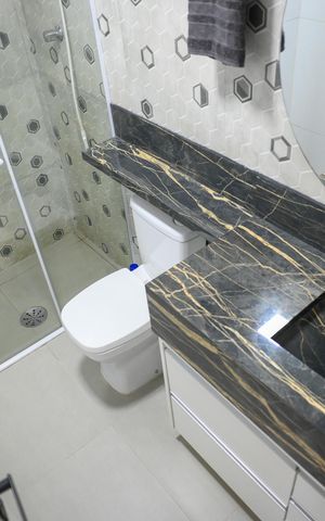 Apartamento à venda com 65m², 2 quartos e 1 vaga Apartamento à venda com 65m², 2 quartos e 1 vagaBanheiro