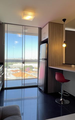 Apartamento para alugar com 38m², 1 quarto e 1 vaga Apartamento para alugar com 38m², 1 quarto e 1 vagaSala/cozinha
