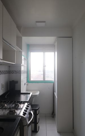 Apartamento para alugar com 44m², 2 quartos e 1 vagaCozinha e Área de Serviço