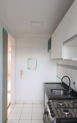 Apartamento para alugar com 44m², 2 quartos e 1 vagaCozinha e Área de Serviço