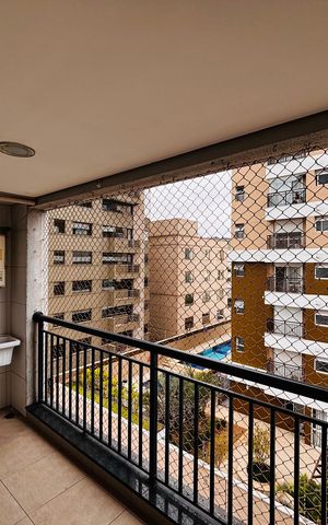 Apartamento para alugar com 43m², 1 quarto e 1 vaga Apartamento para alugar com 43m², 1 quarto e 1 vagaVaranda