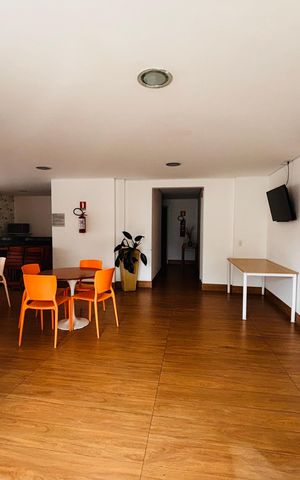 Apartamento para alugar com 43m², 1 quarto e 1 vaga Apartamento para alugar com 43m², 1 quarto e 1 vagaÁrea comum - Salão de festas