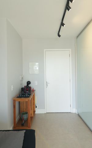 Studio à venda com 34m², 1 quarto e 1 vagaQuarto/Sala