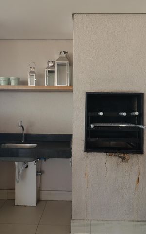 Studio à venda com 34m², 1 quarto e 1 vagaÁrea comum - Churrasqueira