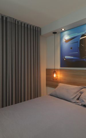 Studio à venda com 34m², 1 quarto e 1 vagaQuarto/Sala