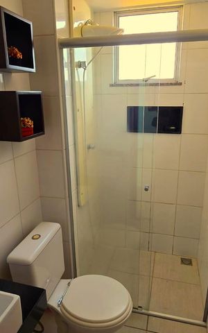 Apartamento à venda com 50m², 2 quartos e 2 vagasBanheiro