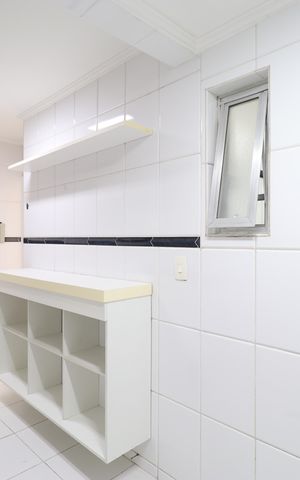 Apartamento à venda com 70m², 2 quartos e 1 vagaCozinha e Área de serviço 