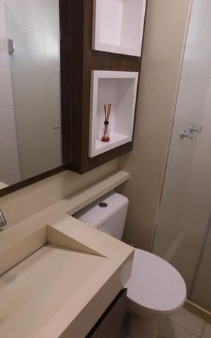 Apartamento para alugar com 59m², 1 quarto e 1 vagaBanheiro