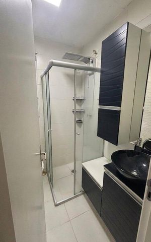 Apartamento para alugar com 45m², 2 quartos e 1 vaga Apartamento para alugar com 45m², 2 quartos e 1 vagaBanheiro