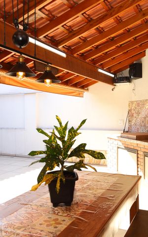 Casa à venda com 224m², 3 quartos e 4 vagasÁrea da churrasqueira