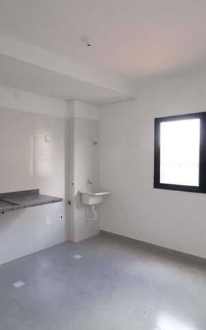 Studio à venda com 27m², 1 quarto e sem vagaCozinha