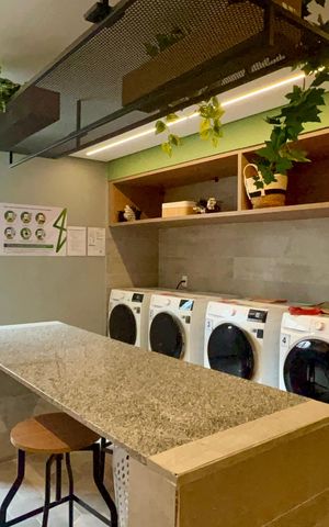 Studio para alugar com 29m², 1 quarto e sem vaga Studio para alugar com 29m², 1 quarto e sem vagaLavanderia
