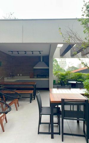 Studio para alugar com 29m², 1 quarto e sem vaga Studio para alugar com 29m², 1 quarto e sem vagaChurrasqueira