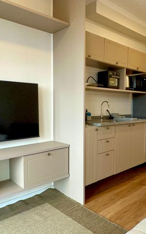 Studio para alugar com 29m², 1 quarto e sem vaga Studio para alugar com 29m², 1 quarto e sem vagaSala