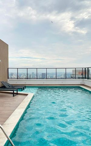 Studio para alugar com 29m², 1 quarto e sem vaga Studio para alugar com 29m², 1 quarto e sem vagaPiscina