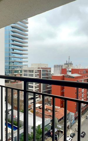 Studio para alugar com 29m², 1 quarto e sem vaga Studio para alugar com 29m², 1 quarto e sem vagaVaranda