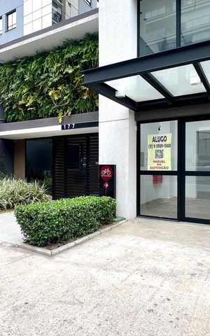 Studio para alugar com 29m², 1 quarto e sem vaga Studio para alugar com 29m², 1 quarto e sem vagaFachada