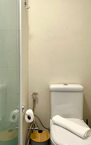Studio para alugar com 29m², 1 quarto e sem vaga Studio para alugar com 29m², 1 quarto e sem vagaBanheiro