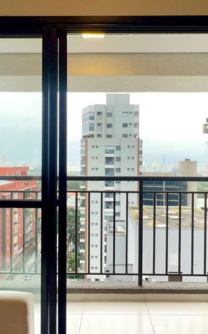 Studio para alugar com 29m², 1 quarto e sem vaga Studio para alugar com 29m², 1 quarto e sem vagaVaranda