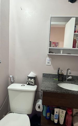 Apartamento à venda com 60m², 2 quartos e 1 vaga Apartamento à venda com 60m², 2 quartos e 1 vagaBanheiro 2