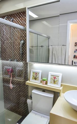 Apartamento à venda com 150m², 3 quartos e 2 vagas Apartamento à venda com 150m², 3 quartos e 2 vagasBanheiro 1