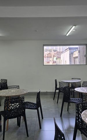 Apartamento para alugar com 34m², 1 quarto e 1 vaga Apartamento para alugar com 34m², 1 quarto e 1 vagaÁrea comum - Salão de festas