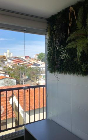Apartamento para alugar com 34m², 1 quarto e 1 vaga Apartamento para alugar com 34m², 1 quarto e 1 vagaVaranda