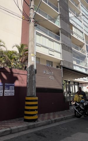 Apartamento para alugar com 38m², 1 quarto e 1 vaga Apartamento para alugar com 38m², 1 quarto e 1 vagaFachada