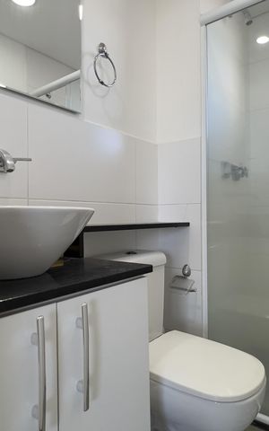 Apartamento para alugar com 38m², 1 quarto e 1 vaga Apartamento para alugar com 38m², 1 quarto e 1 vagaBanheiro