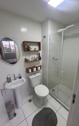 Apartamento à venda com 24m², 1 quarto e sem vaga Apartamento à venda com 24m², 1 quarto e sem vagaBanheiro