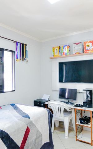 Apartamento à venda com 64m², 2 quartos e 1 vagaQuarto 1