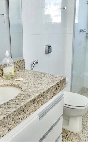 Apartamento à venda com 135m², 4 quartos e 2 vagas Apartamento à venda com 135m², 4 quartos e 2 vagasBanheiro Social
