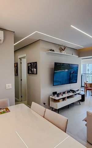 Apartamento à venda com 70m², 2 quartos e 1 vagaSala