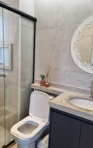 Apartamento para alugar com 75m², 2 quartos e 1 vaga Apartamento para alugar com 75m², 2 quartos e 1 vagaBanheiro
